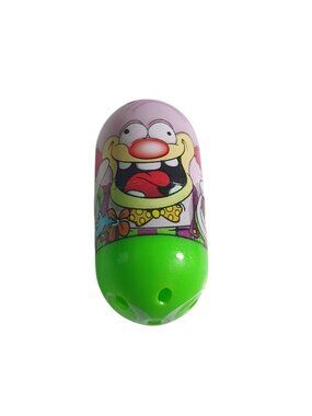 Mighty Beanz 132 Clown Bean Capsule Toy Collectible Moose 2010 Gift Green Pink